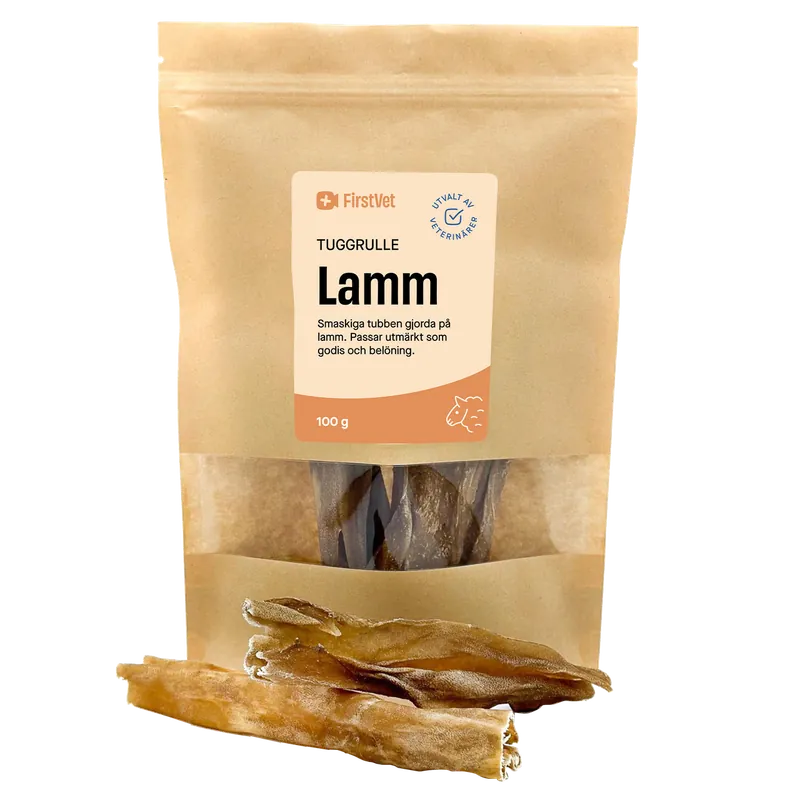 Rabatt FirstVets tuggben - med smak av lamm - 100 g