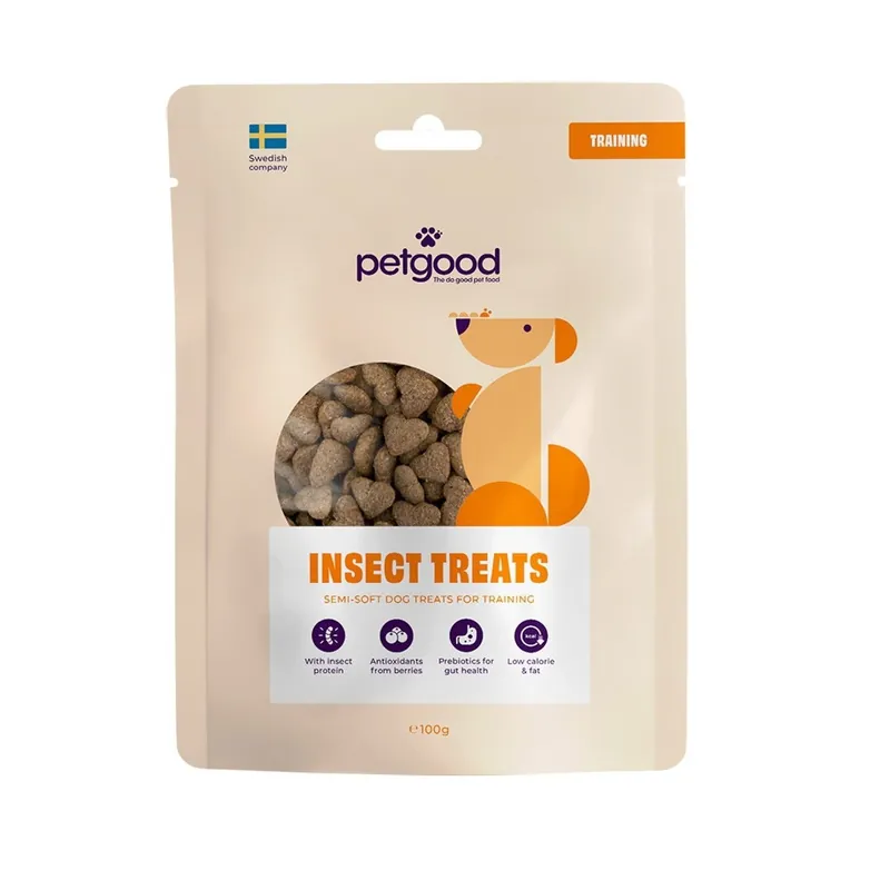 Lågt pris Petgood Hundgodis med Insektsprotein 100 g
