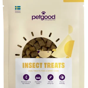 Nyhet Insektsbaserat hundgodis för glänsande päls, 100 g - Hund - Hundgodis - Träningsgodis & belöningsgodis - Petgood - ZOO.se