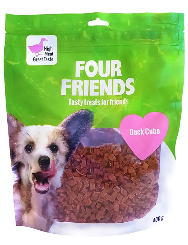 Begränsat erbjudande Belöningsgodis FourFriends Duck Cube 400g