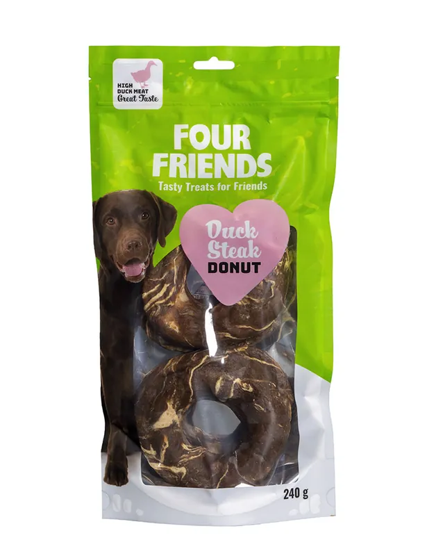 Outlet Duck Steak Donut Hundgodis 2p