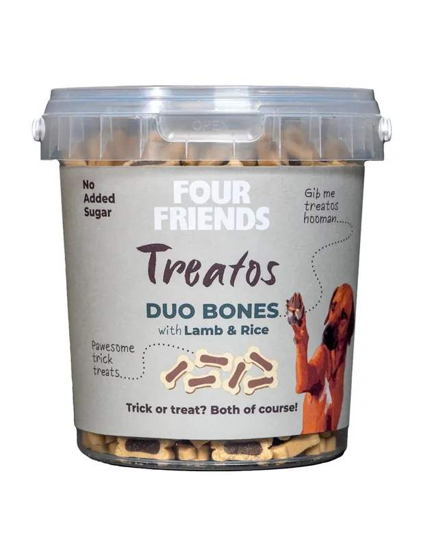 Beställ nu FourFriends Treatos Duo Bones - 500 g
