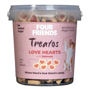 Bästa pris FourFriends Treatos Love Hearts - 500 g