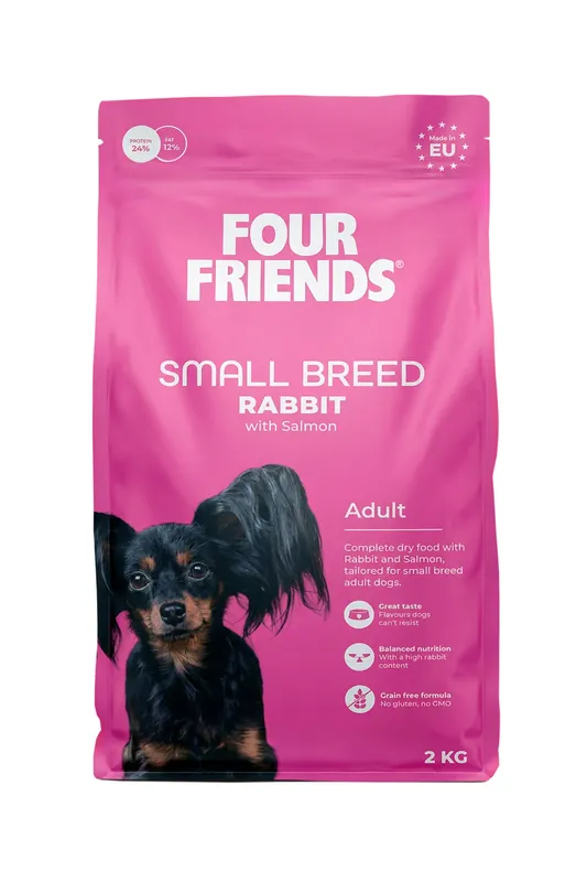 Sista chansen Small Breed Rabbit Torrfoder till Hund - 2 kg