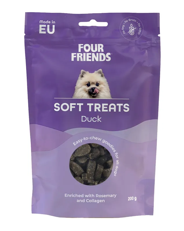 Beställ nu Dog Soft Treats Duck Hundgodis - 200 g