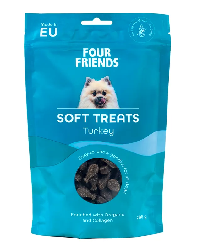 Outlet Dog Soft Treats Turkey Hundgodis - 200 g