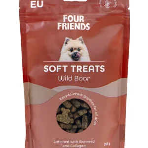 Dog Soft Treats Wild Boar Hundgodis - 200 g Trygg betalning