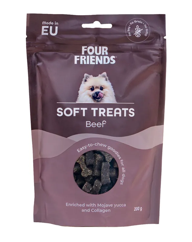Lågt pris Dog Soft Treats Beef Hundgodis - 200 g