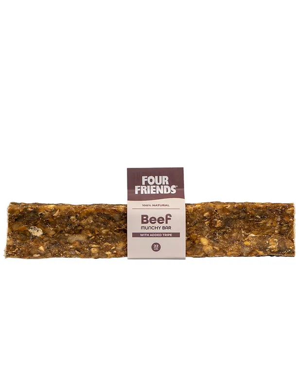 Endast idag Natural Chews Beef Munchy Bar with Tripe till Hund - 22 cm