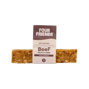 Billigare Natural Chews Beef Munchy Bar with Venison till Hund - 12 cm