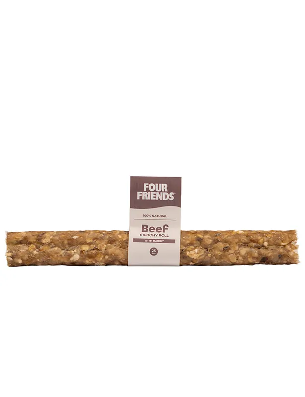 Natural Chews Beef Munchy Roll with Rabbit till Hund - 25 cm Nyhet