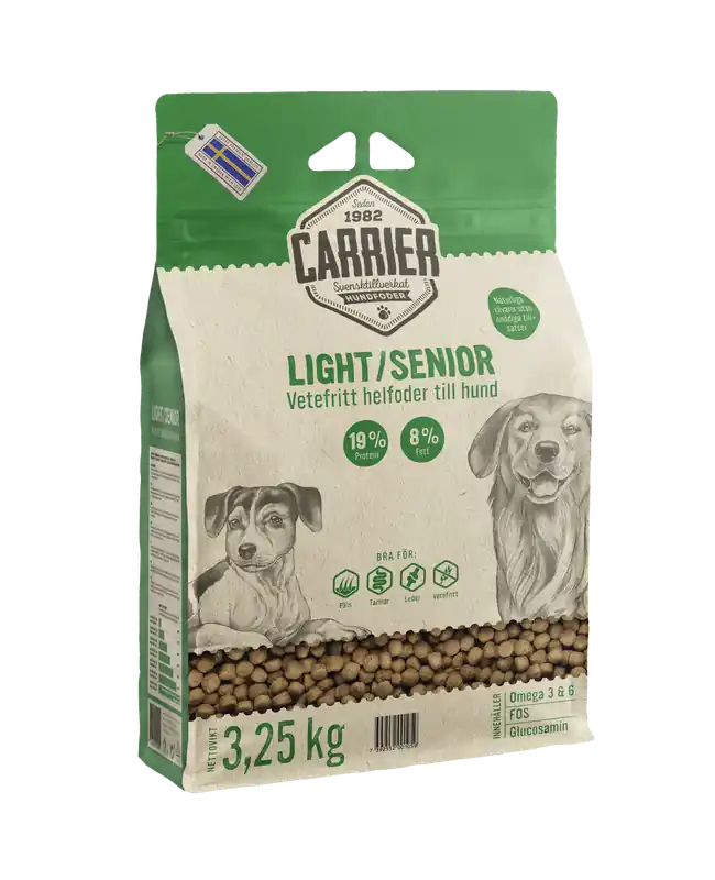 Light/Senior Hundfoder - 3,25 kg Sänkt pris