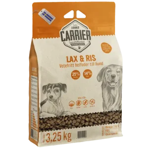 Lax & Ris Hundfoder - 3,25 kg Erbjudande