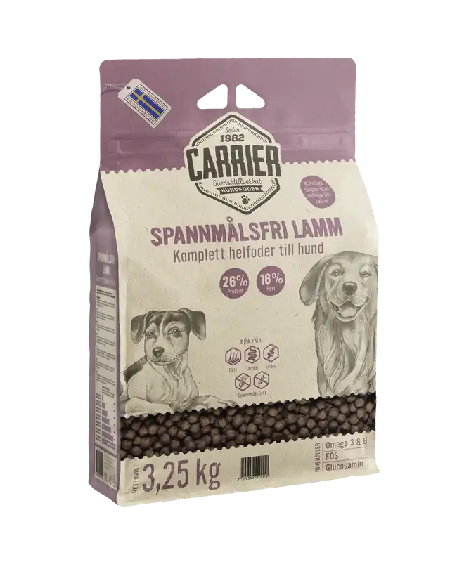 Endast idag Spannmålsfri Lamm Hundfoder - 3,25 kg