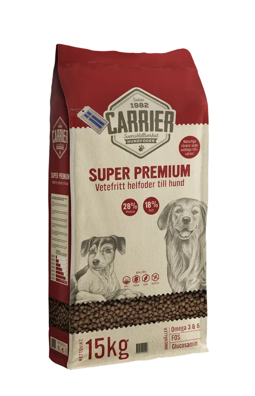 Super Premium Hundfoder - 15 kg Utförsäljning