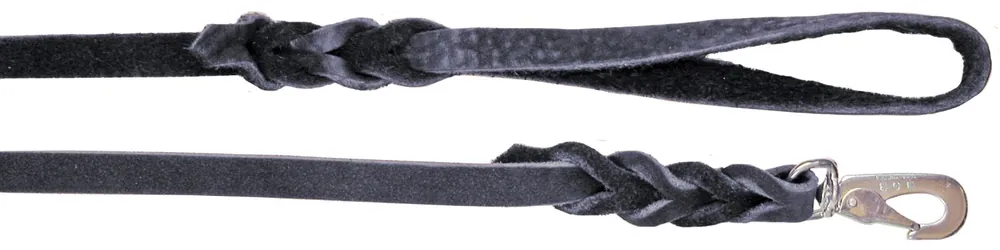 Extra rabatt Läderkoppel Soft Svart 180cm