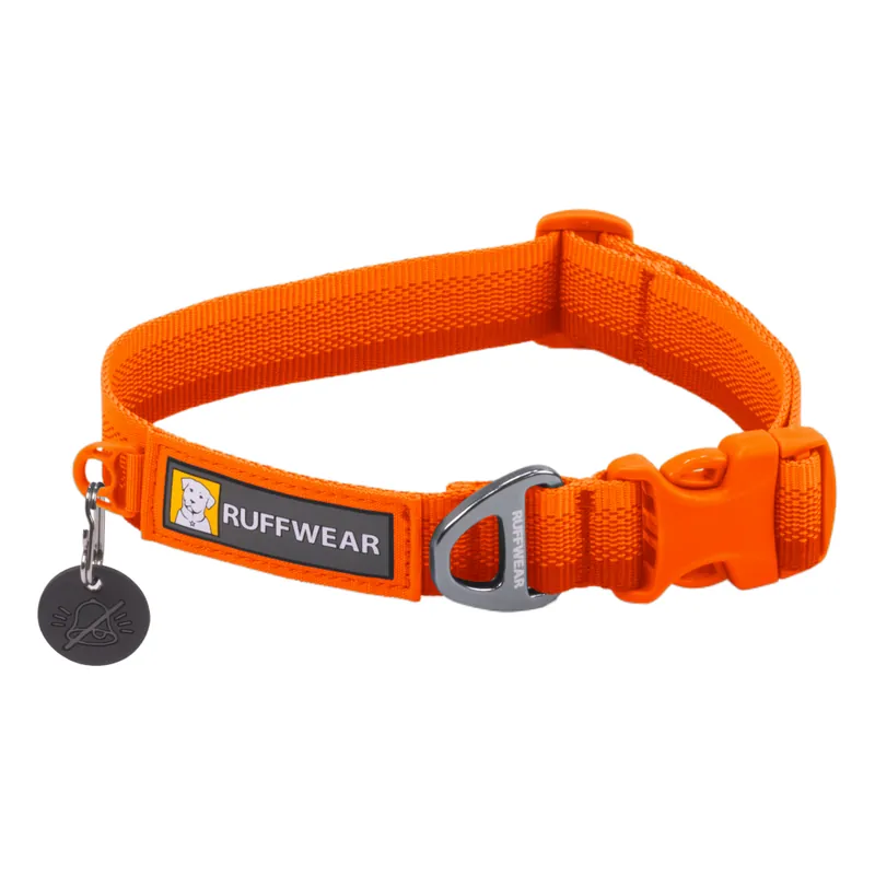 Ruffwear Front Range halsband Blaze Orange - Storlek S 28 - 36 cm halsomkrets, 20 mm bred Fynd