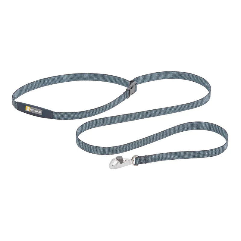 Trygg betalning RUFFWEAR Flagline Leash koppel hund - Basalt Grey, 190 cm långt, 20 mm brett