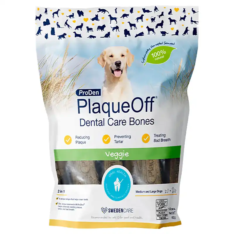 Premium ProDen PlaqueOff Dental Care Bones - Grönsaker 482 g