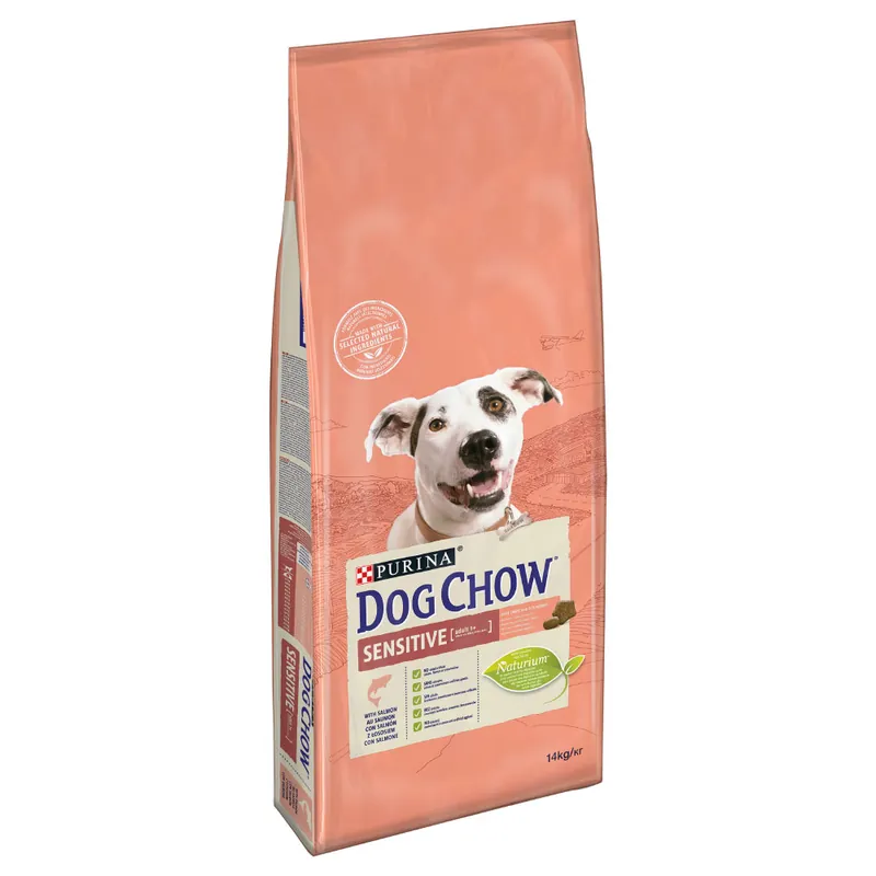 PURINA Dog Chow Adult Sensitive Salmon - 14 kg Sänkt pris