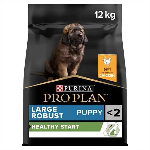 I lager Large Robust Puppy Healthy Start Torrfoder med Kyckling - 12 kg