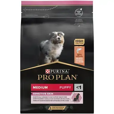 I lager Medium Puppy Sensitive Skin Salmon - 12 kg