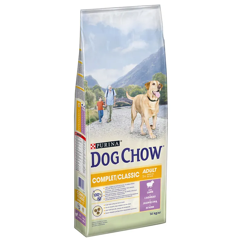 PURINA Dog Chow Complet/Classic Lamb - 14 kg I lager
