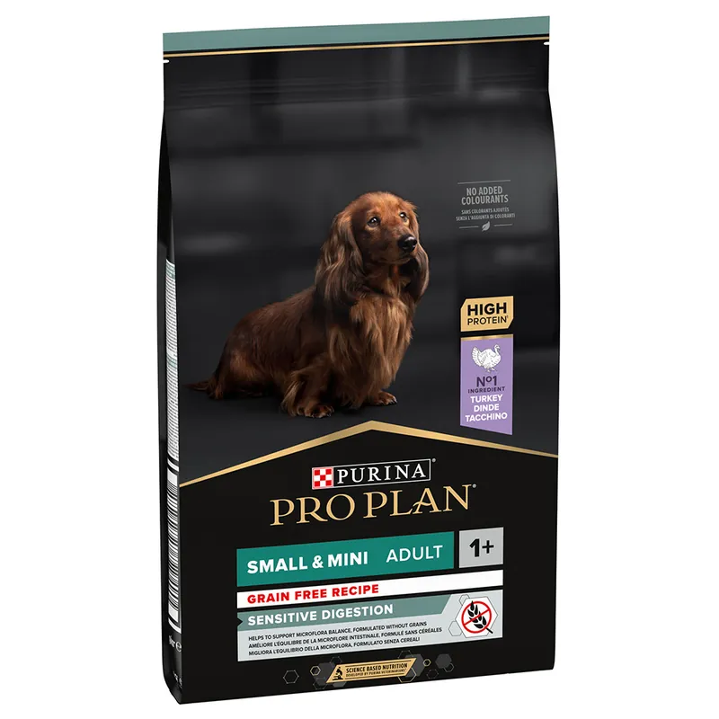 Billigare Ekonomipack 2 eller 3 påsar Pro Plan till extrapris! - Small & Mini Adult OPTIDIGEST Grain Free (2 x 7 kg)