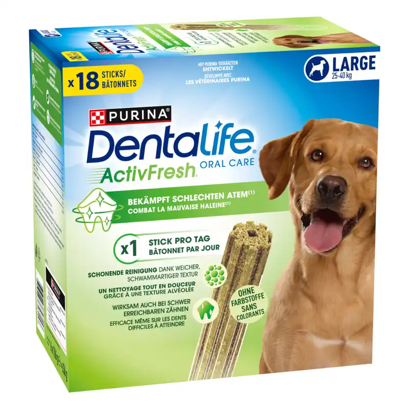 PURINA Dentalife Active Fresh Daily Care Large Dog - 18 sticks Begränsat antal