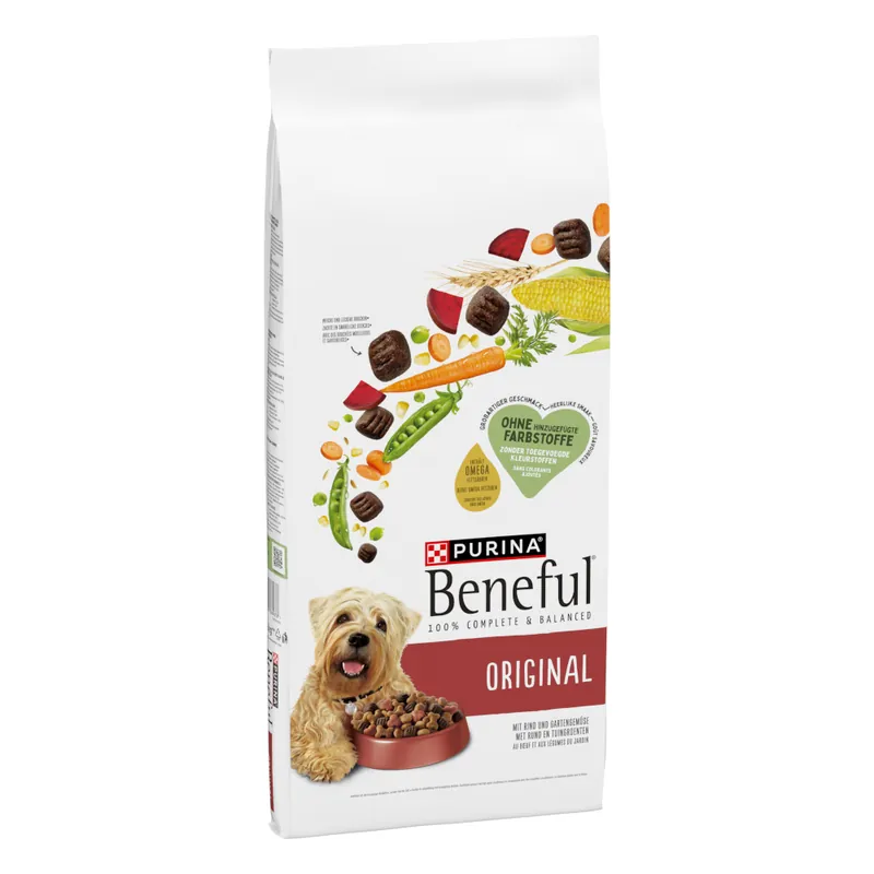 Rabatt Beneful Original Nötkött & grönsaker - Ekonomipack 2 x 12 kg
