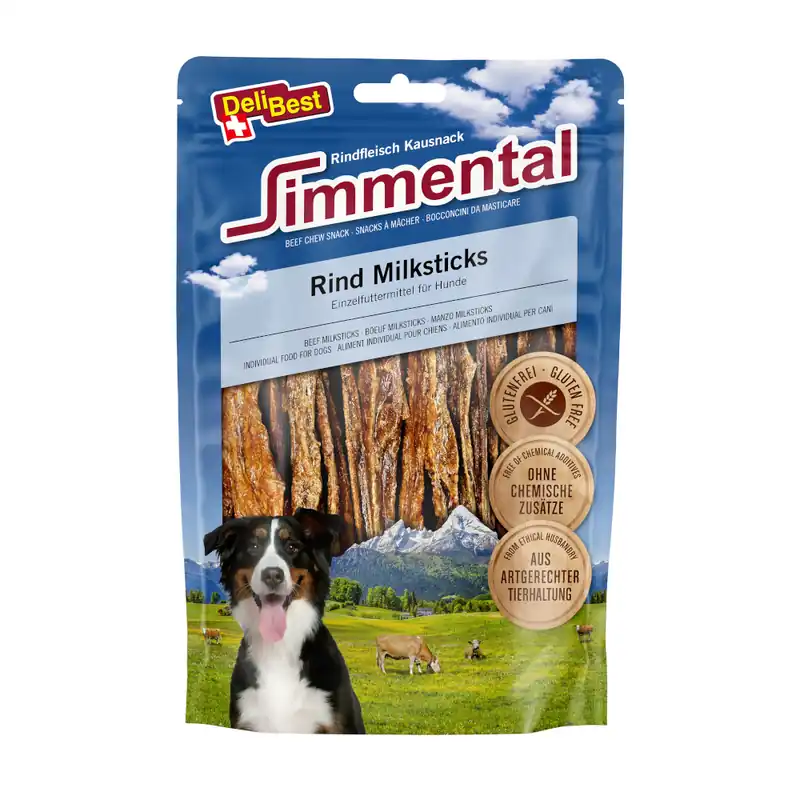 Sänkt pris DeliBest Simmental Milksticks med nötkött - 200 g