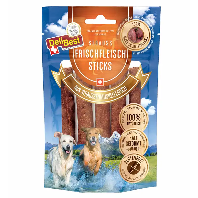 Nedsatt pris DeliBest Struts köttsticks 20 x 10 cm