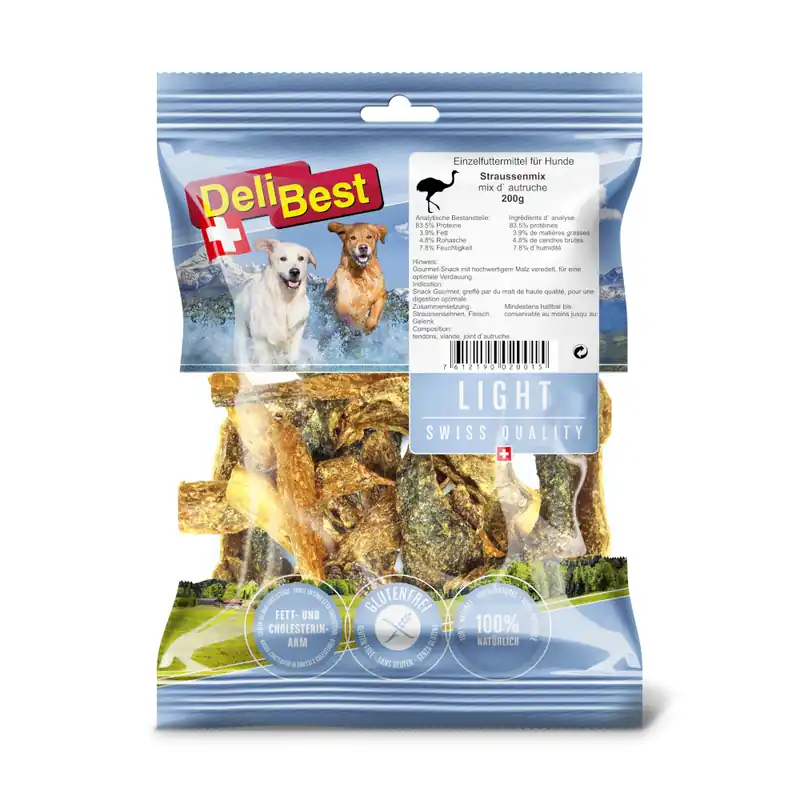 DeliBest Light strutsmix Gourmet - 200 g Bästa pris