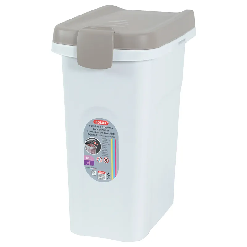 Zolux lufttät foderbehållare - 15 l Premium
