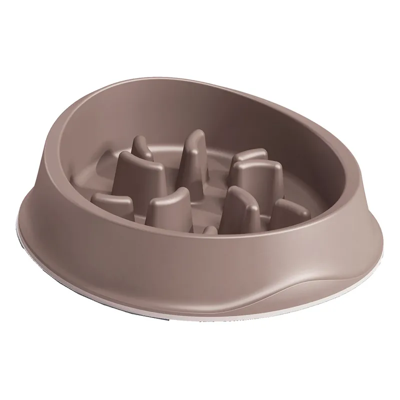 Endast denna vecka Zolux Slow Feeder antisluk-skål - 1000 ml , L 26,4 x B 26,4 x H 7,9 cm