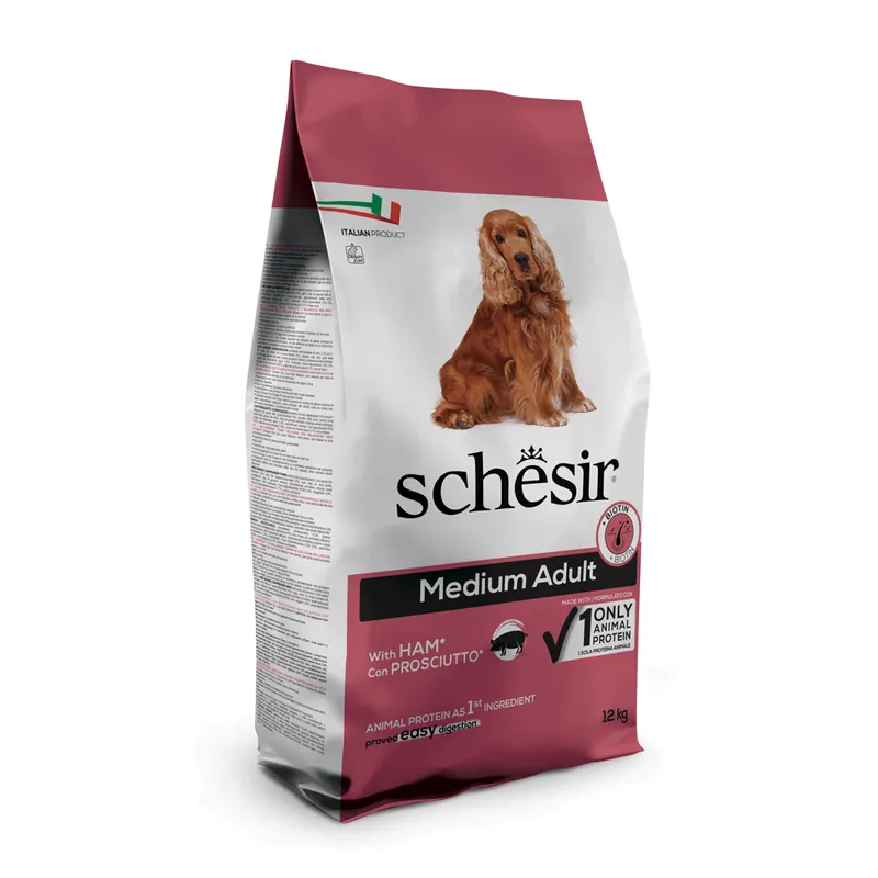 Schesir Dog Dry Medium/Large Maintenance med skinka - 12 kg Bästa pris