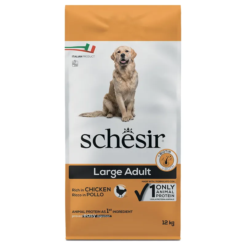 Schesir Dog Large Adult med kyckling - 12 kg Kampanjpris