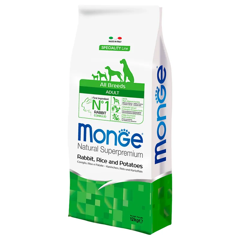 Monge Superpremium Kanin, Ris & Potatis - 12 kg Beställ idag