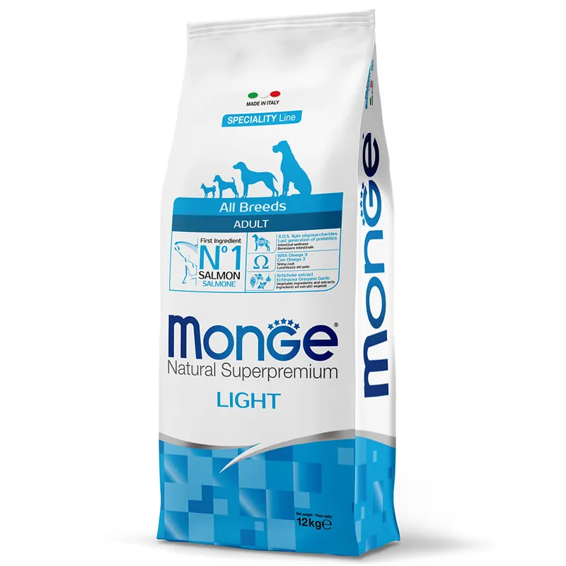 Rea Monge Natural Superpremium All Breeds Ljus lax med ris - Uppsättning % 2 x 12 kg