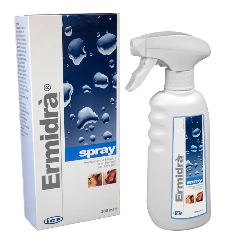 Extra rabatt ICF Ermidrà Spray för irriterad och röd hud - 300 ml