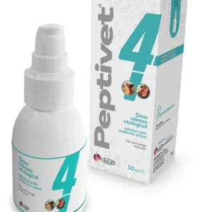 Kampanjpris ICF Peptivet 4 Ear Drops till Hund & Katt - 50 ml