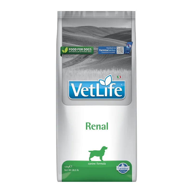 Farmina Vet Life Dog Renal - Ekonomipack 2 x 12 kg Rabatt