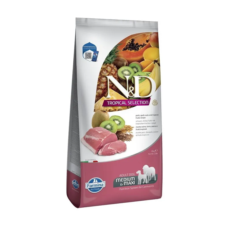Farmina N&D Dog Tropical Pork M/L 10 kg Utförsäljning