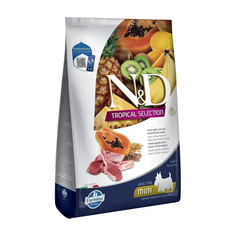Farmina N&D Dog Tropical Lamb Small 5 kg Begränsat erbjudande
