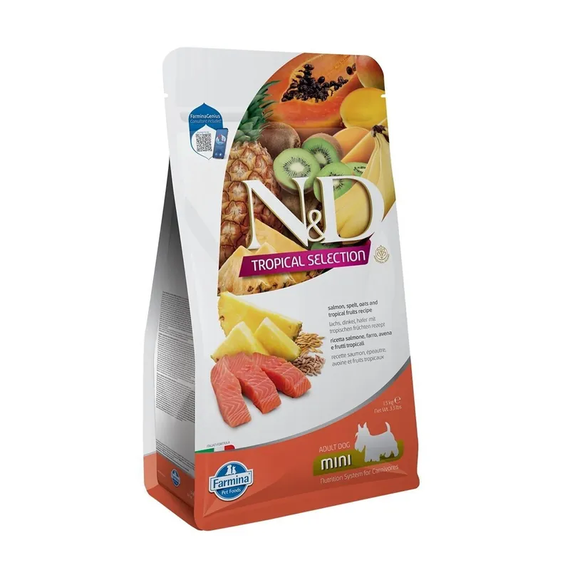 Farmina N&D Dog Tropical Salmon Small 1,5 kg Handla nu