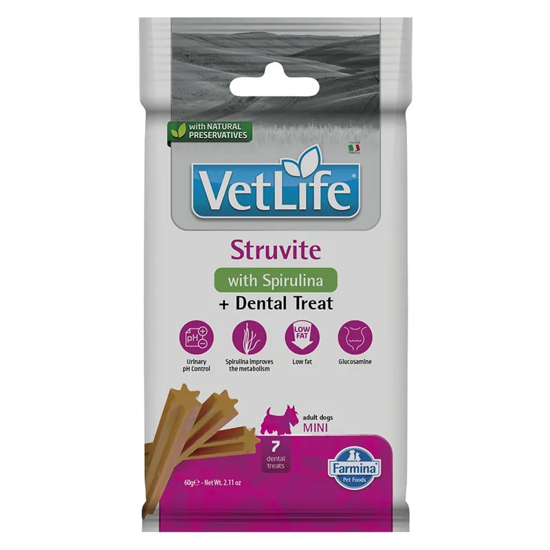Farmina Vet Life Dental Struvite Mini 60 g Expressleverans