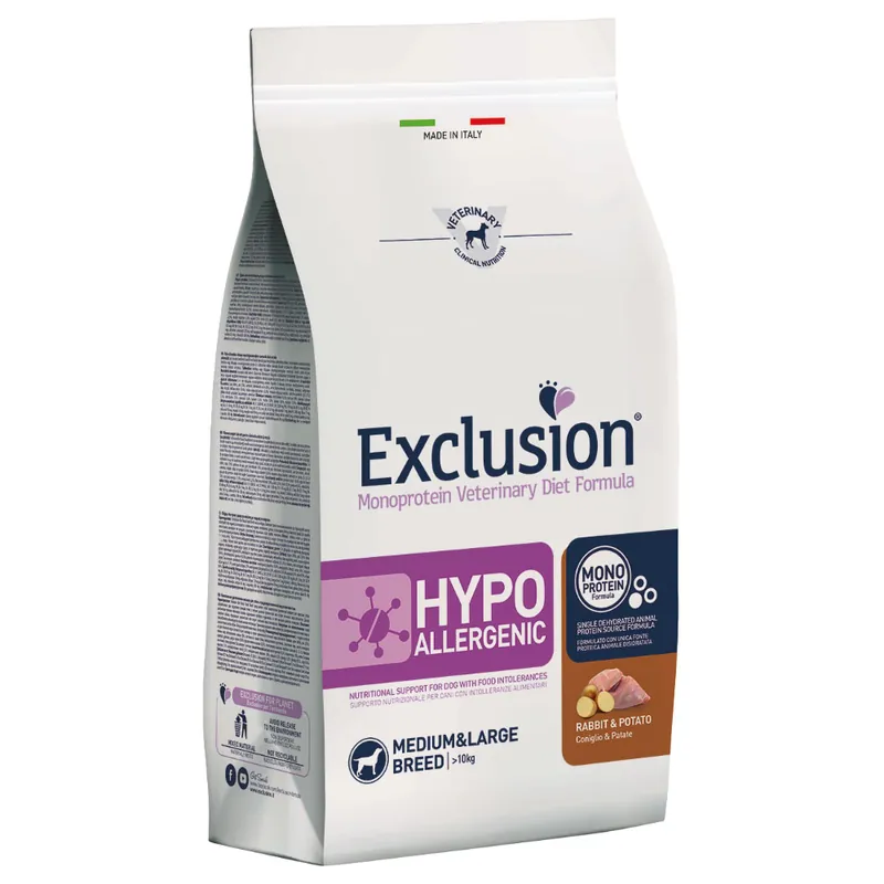 Lägg i varukorgen Exclusion Diet Hypoallergenic Rabbit & Potato Ekonomipack 2 x 12 kg