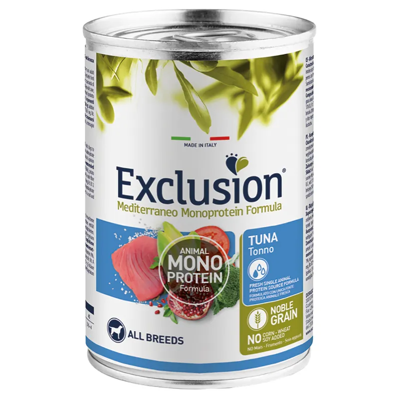 Endast idag Exclusion Mediterraneo Adult 400 g Tonfisk