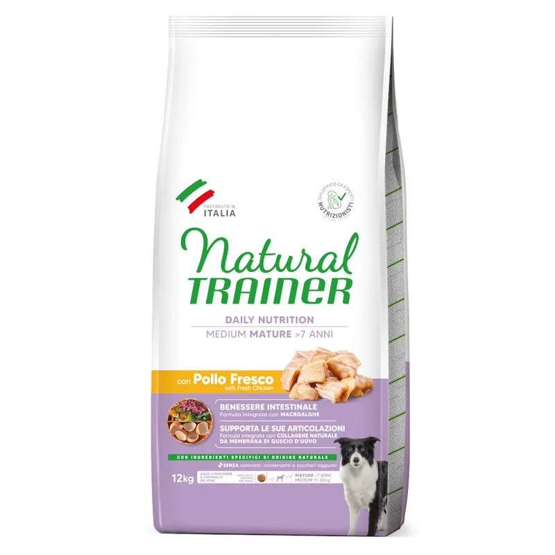 Billigare Ekonomipaket 2 x 12 kg Trainer Natural Medium & Maxi - Medel Senior