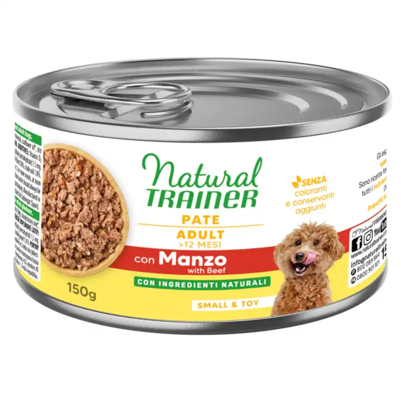 Endast idag Natural Trainer Small & Toy Adult - 150 g nötkött